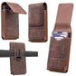🏆 Last Day Special Price £9.78 ! 🔥Waist Belt Cell Phone Pouch 📱 Multi-Pocket Leather Holster with Card Holder