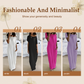 Seasonal bestseller with 50% off 🔥Women's Summer Casual Loose Solid Color Short-Sleeve Long Dress