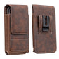 🏆 Last Day Special Price £9.78 ! 🔥Waist Belt Cell Phone Pouch 📱 Multi-Pocket Leather Holster with Card Holder