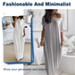 Seasonal bestseller with 50% off 🔥Women's Summer Casual Loose Solid Color Short-Sleeve Long Dress