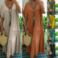 ⏳Time-Limited Special⏰Women's Casual Long Dress – V-Neck, Loose, Flowy 🌾