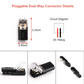 🔌 2-Wire Push-in Connector with Locking Clip – Safe & Fast Connections in 70% Less Time!
