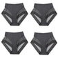 Pay 1 Get 3 (4 pcs) - Ice Silk Seamless High Waist Briefs