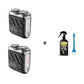 💥Autumn Promotion Bundles🔥Portable Rotary Dual Ring Electric Shaver + Razor Cleaning Liquid