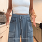 🌞Summer Sale 50% OFF🔥Women's Casual Loose Drawstring Wide-Leg Pants👖