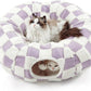 🎃Halloween Deal 50% OFF!🐾2-in-1 Plush Tunnel Bed for Cats & Small Dogs – Play, Hide & Sleep in One