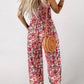 🏖️Hot Sale 49% OFF🌼Women’s Casual Print Sleeveless Overalls Jumpsuits 2
