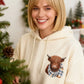 💖CHRISTMAS SALE 50% OFF!!🎁Cute Highland Cow Cozy Fleece-Lined Hooded Sweatshirt🦬2