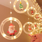 Christmas 3D Curtain String Lights