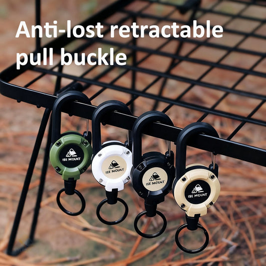 🏆Last Day Buy 1 Get 1 Free🎁3 In 1 New Multifunctional Retractable Pull Reel Carabiner Keychain