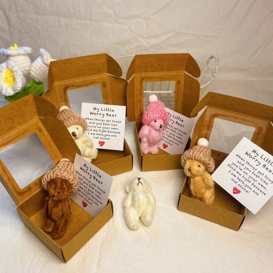🎁Hot Sale ONLY £7.99 TODAY!!🧸✨Little Bear in Box, My Little Worry Bear