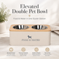 📢📢50% OFF !! ⏰Stainless Steel Detachable Double Pet Bowl
