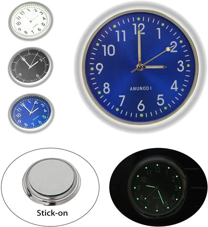 Car sticker luminous clock