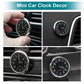 Car sticker luminous clock