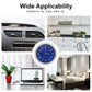 Car sticker luminous clock