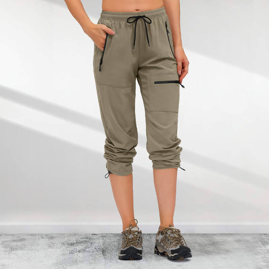📢📢50% OFF !! ⏰Women's Hiking 5 Zipper Pockets Quick Drying Pants