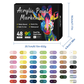 🎨Last Day 49% OFF🔥 Dual Tip Acrylic Paint Pen Marker - 24/48/72 Colors