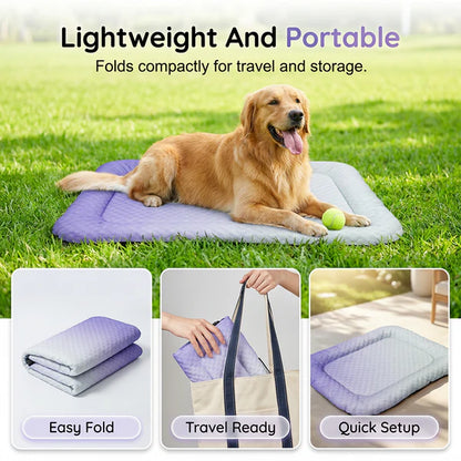 🐶🐱Pet Cooling Pad Mat for Dogs and Cats - Ice Silk Summer Cool Bed Blanket in Gradient Colours, Breathable Soft Sleeping Cushion for Indoor Floors Sofas and Car Travel Washable Multiple Sizes Available Regular price£21.98 Sale price£10.99 50% OFF