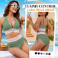 👙2026 New Type 49% OFF💥👙High Waisted Tummy Control Color Block Bikini Sets