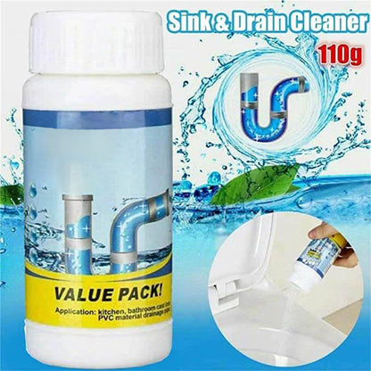 🎄Christmas Deal ALWAYS 50% OFF!🧩Powerful Sink & Drain Cleaner: Fast Unblocking Solution + 99.9% Bacterial Killer!