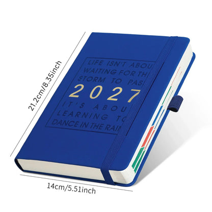 ❄️Summerfresh 50% OFF!📅2027 A5 Daily Planner & Organiser – Spacious Day-by-Day Layout with Elastic Closure & Pen Loop