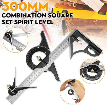 🔥Multifunctional Combination of Movable Angle Ruler Set📏