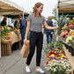 🔥⏳LIMITED OFFER 50%OFF🌞Women’s High-Waisted Zip-Pocket Trousers 👖 – 4-Way Stretch, Tummy Control, Breathable Quick-Dry, 6 Colours, S-3XL