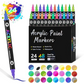 🎨Last Day 49% OFF🔥 Dual Tip Acrylic Paint Pen Marker - 24/48/72 Colors