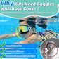 ❄️Buy 1 Get 1 Free!👓Kids’ Wide-View Swimming Goggles – Anti-Fog, UV-Protective Lenses & Soft Silicone Seal