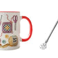 🔥LAST DAY SPECIAL PRICE £9.99!!⚡50K+ SOLD!🎁🧶Yarn Love Mug, Gift For Crafters And Creative Souls