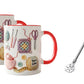 🔥LAST DAY SPECIAL PRICE £9.99!!⚡50K+ SOLD!🎁🧶Yarn Love Mug, Gift For Crafters And Creative Souls