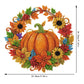 🔥2026 Hot Sale 50% OFF✨⚡ 50K+ SOLD! 🎁🍂 Fall Pumpkin Diamond Painting Wreath Hanging Ornament Complete DIY Kit