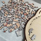 🎃Second Item Half Price!🐱135-Piece Cat-Shaped Wooden Jigsaw Puzzle – Unique Cat Pieces & Gift Box
