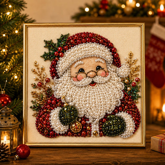 🧘Relaxing & Beginner-Friendly - 🎨💎DIY Christmas Pearl Art Kit