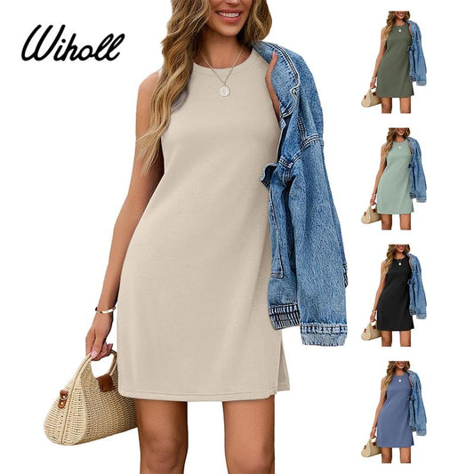 🌈2026 Summer Hot Sale 50% OFF!✨🌻Women's Casual Summer Sundresses Sleeveless Tank Dress