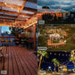 ✨ 50% OFF NOW! 🎀 Waterproof Solar Powered LED Outdoor String Lights – 8 Lighting Modes, Dusk-to-Dawn Sensor & Patio Ready 🌿