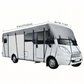 🎃Halloween Deal 50% OFF!🚐Caravan & Motorhome Roof Cover – 210D Oxford with Secure Adjustable Straps