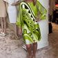 🔥LIMITED SALE 50% OFF🔥Round neck fashionable printed midi dress