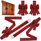 🎀 Red Christmas Cabinet Ribbon Bows – Large Red Bows for Door, Kitchen & Locker Decor 🎄