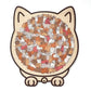 🎃Second Item Half Price!🐱135-Piece Cat-Shaped Wooden Jigsaw Puzzle – Unique Cat Pieces & Gift Box