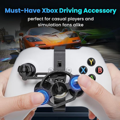 ❄️Summerfresh 50% OFF!🎮Mini Steering Wheel Controller Attachment – Clip-On Racing Accessory for PS5 & Xbox Series X|S