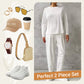 🥳2026 HOT SALE🥳💞50K+ SOLD!👵🌸 50% OFF! 2-Piece Top & Pants Set – Wrinkle-free, breathable & soft. Easy pull-on, no ironing. Perfect for daily comfort & travel. Your new favourite. 🛡️✨