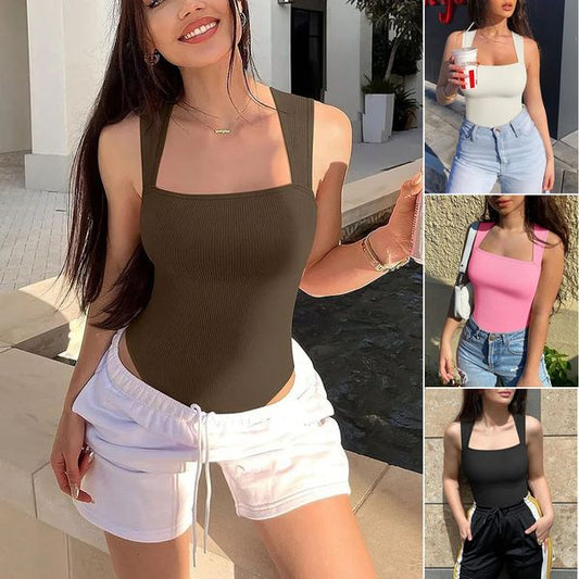 🎁LAST DAY SALE-49% OFF🎁Sleeveless Tummy Control Tank Tops Bodysuits