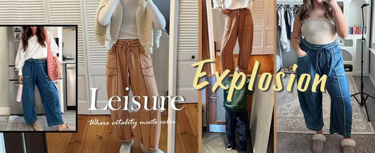 🌞Summer Sale 50% OFF🔥Women's Casual Loose Drawstring Wide-Leg Pants👖