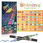 🎃Halloween Deal 50% OFF!🎨Glitter Effect Brush Markers: Create Sparkling Art Smoothly