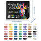 🎃Halloween Deal 50% OFF!🎨2-in-1 Acrylic Paint Markers – Two Colours per Pen, 24–96 Colours