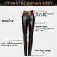 ⏳Limited time 50% discount💥S-shaped PU leather leggings