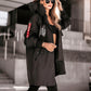 ⏳Retro workwear styling ⏰Women's Trendy Long-Sleeve Hooded Jacket and Leather Leggings