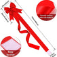 🎀 Red Christmas Cabinet Ribbon Bows – Large Red Bows for Door, Kitchen & Locker Decor 🎄