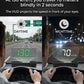 🚗50% OFF NOW! Head-Up Display Car GPS Digital Speedometer – Traffic Light Countdown & Red Light Camera Alert HUD, Universal Driver Safety Warning Device to Avoid Tickets for City Driving